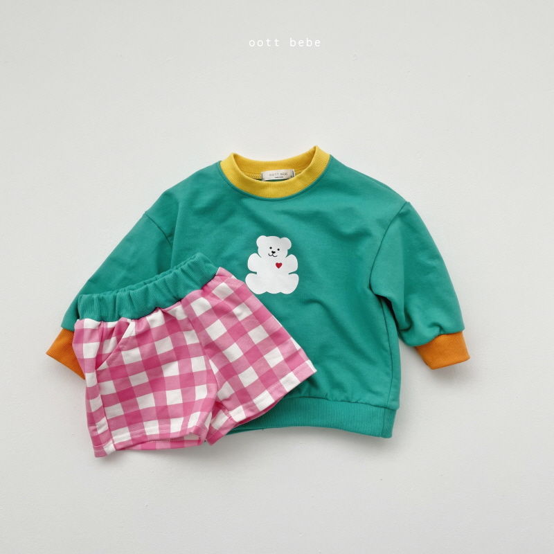 OOTT BEBE - Korean Children Fashion - #Kfashion4kids - Beat Top Bottom Set - 3