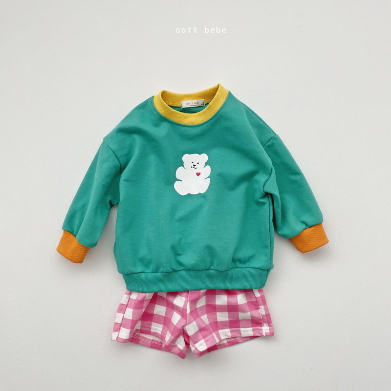 OOTT BEBE - Korean Children Fashion - #Kfashion4kids - Beat Top Bottom Set - 4