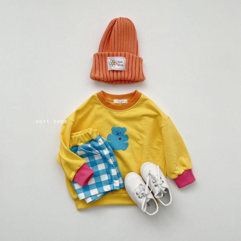 OOTT BEBE - Korean Children Fashion - #Kfashion4kids - Beat Top Bottom Set - 8