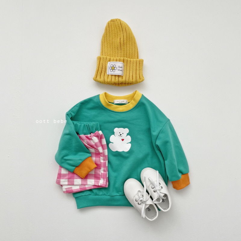 OOTT BEBE - Korean Children Fashion - #Kfashion4kids - Beat Top Bottom Set - 9