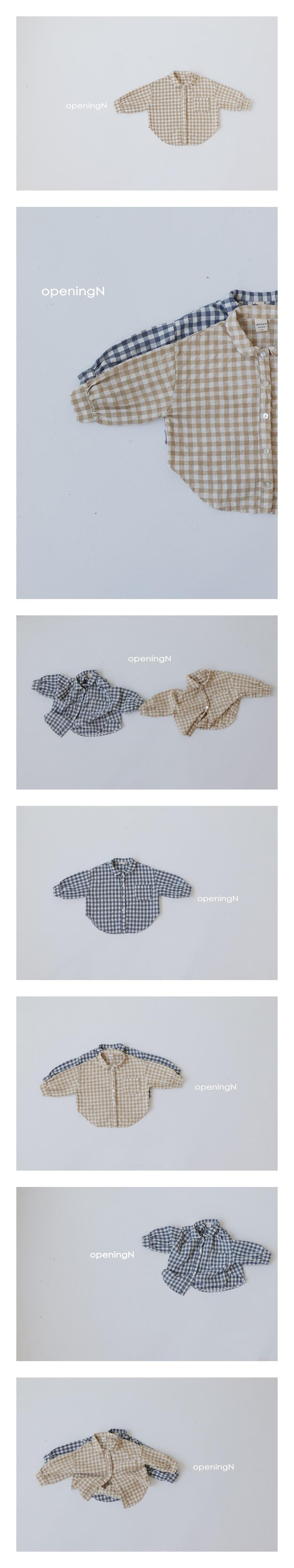 OPENING & - Korean Children Fashion - #Kfashion4kids - Hammer Check Tee