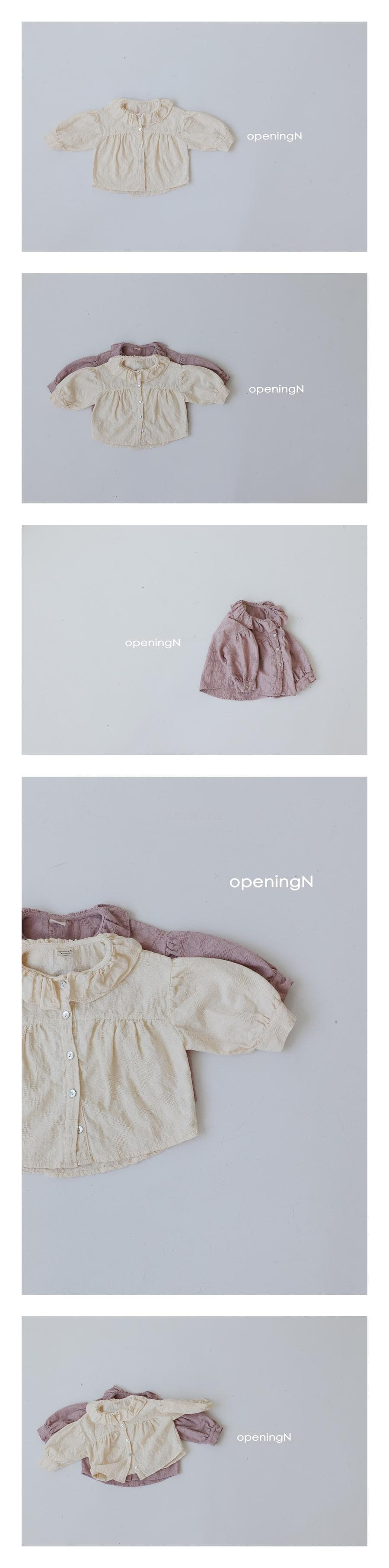 OPENING & - Korean Children Fashion - #Kfashion4kids - Berry Shirring Blouse