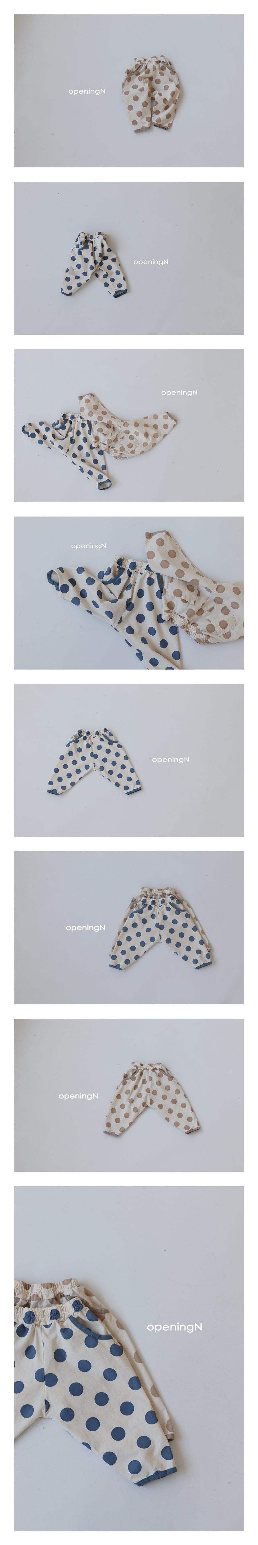 OPENING & - Korean Children Fashion - #Kfashion4kids - Spring Dots Pants