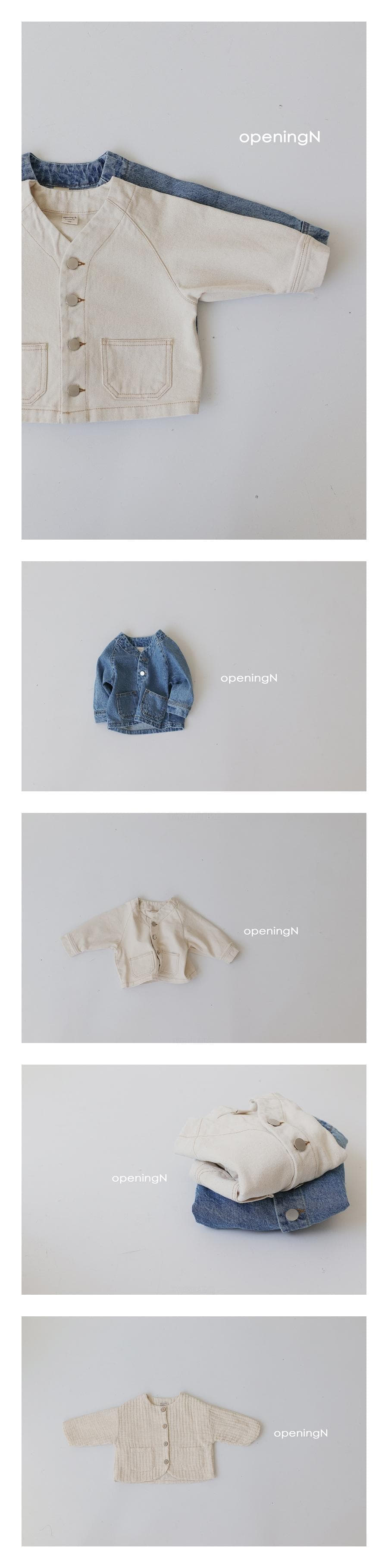 OPENING & - Korean Children Fashion - #Kfashion4kids - Illubia Denim Jacket