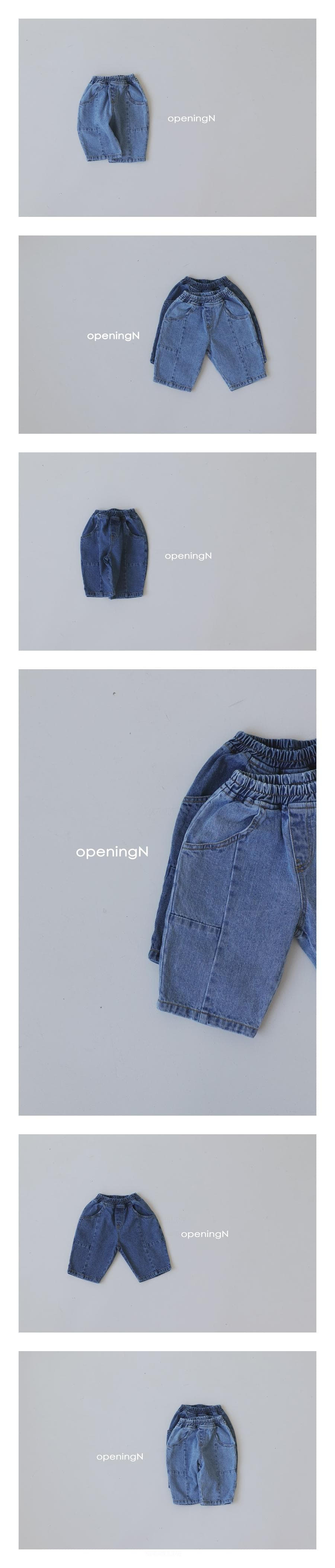OPENING & - Korean Children Fashion - #Kfashion4kids - Section Denim Pants
