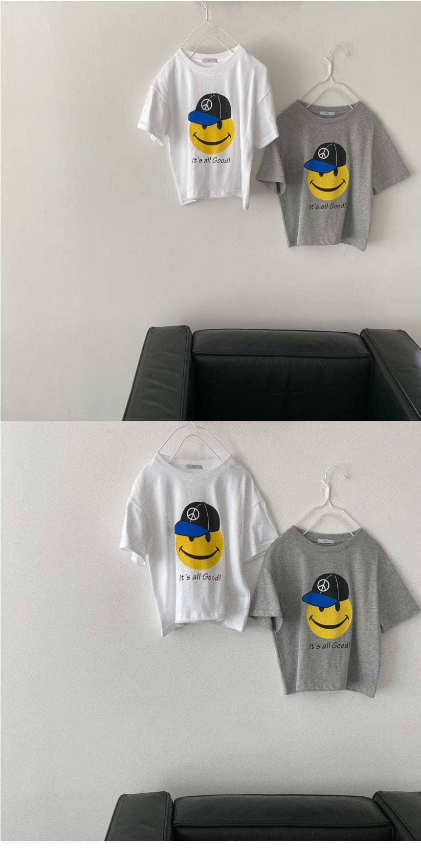 OUR - Korean Children Fashion - #Kfashion4kids - Peace Smile Tee - 2
