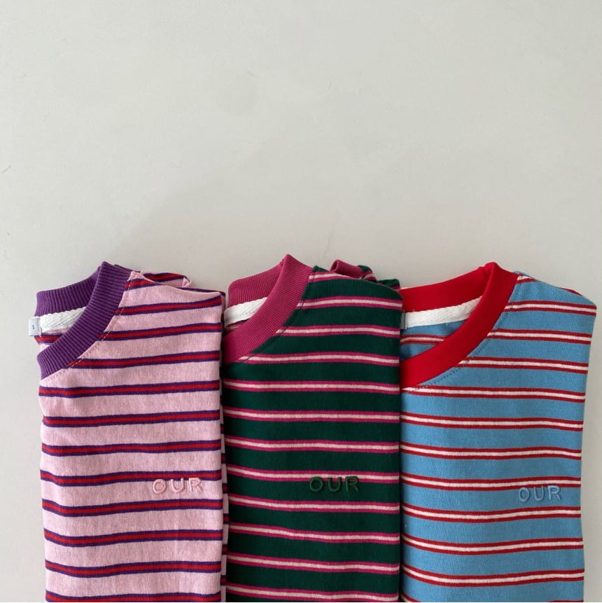 OUR - Korean Children Fashion - #Kfashion4kids - It's Stripes Tee