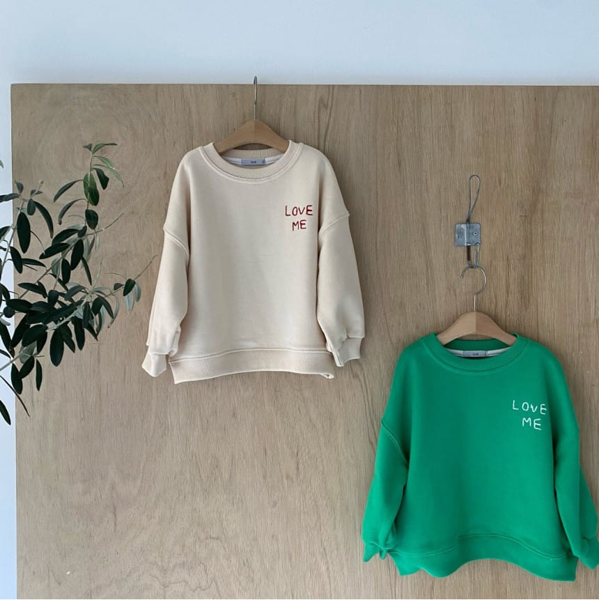 OUR - Korean Children Fashion - #Kfashion4kids - Love Me Sweatshirt