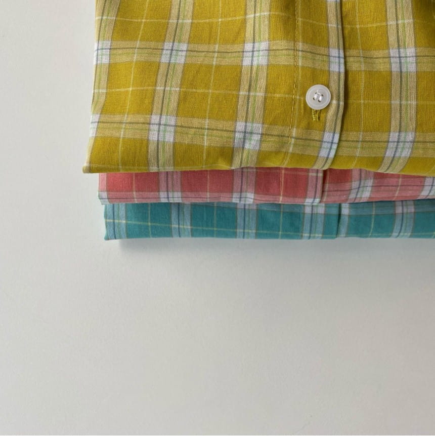 OUR - Korean Children Fashion - #Kfashion4kids - Spring Check Shirt - 2