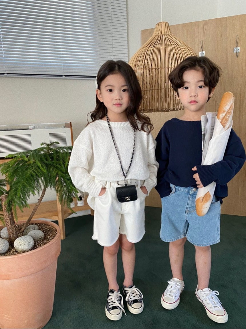 OUR - Korean Children Fashion - #Kfashion4kids - Boucle Knit Pullover - 2