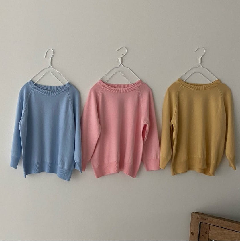 OUR - Korean Children Fashion - #Kfashion4kids - Scene Round Knit Pullover - 2