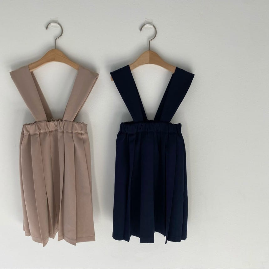 OUR - Korean Children Fashion - #Kfashion4kids - Mono Wrinkle One-piece