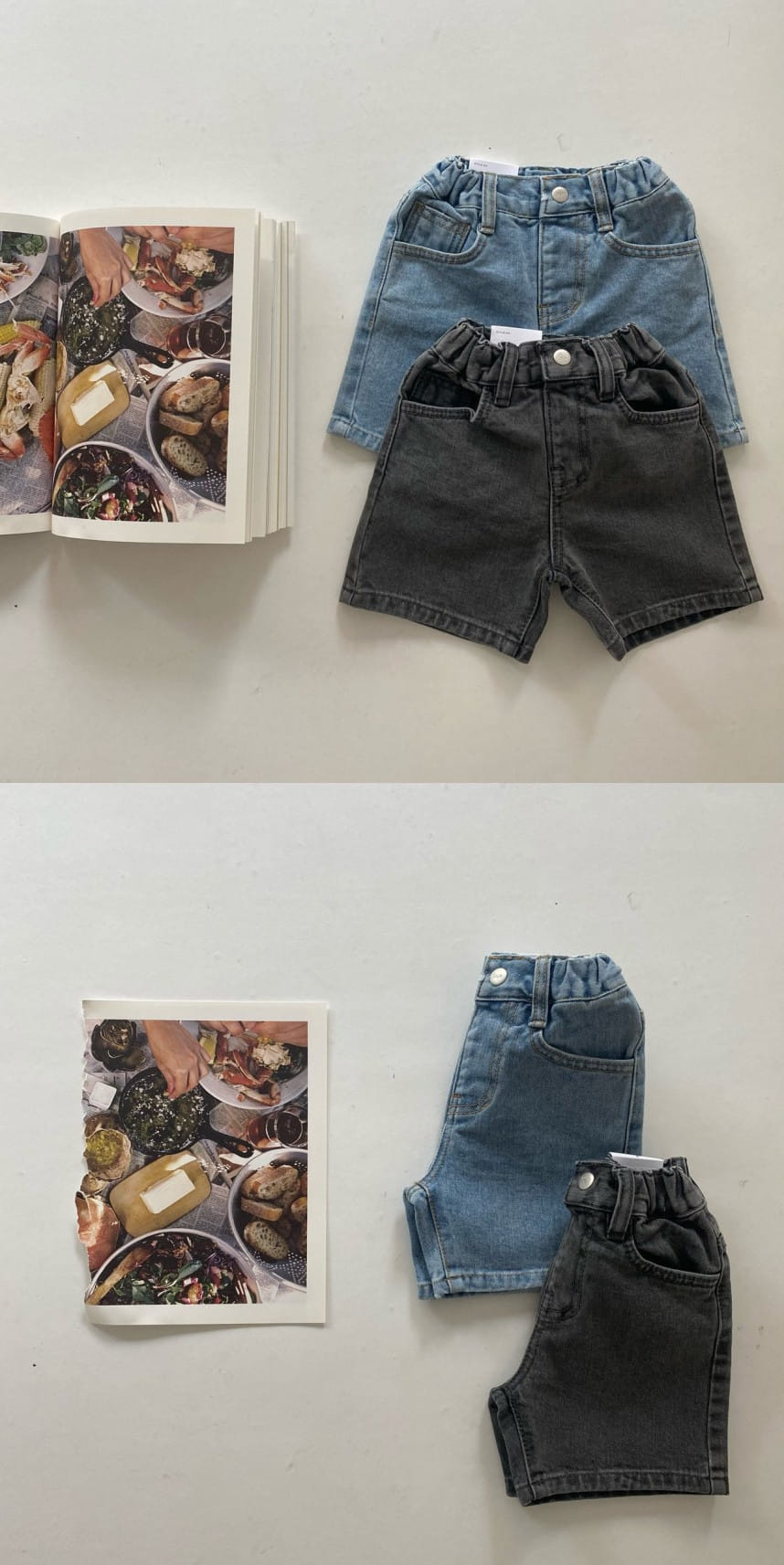 OUR - Korean Children Fashion - #Kfashion4kids - Day Denim Shorts - 2