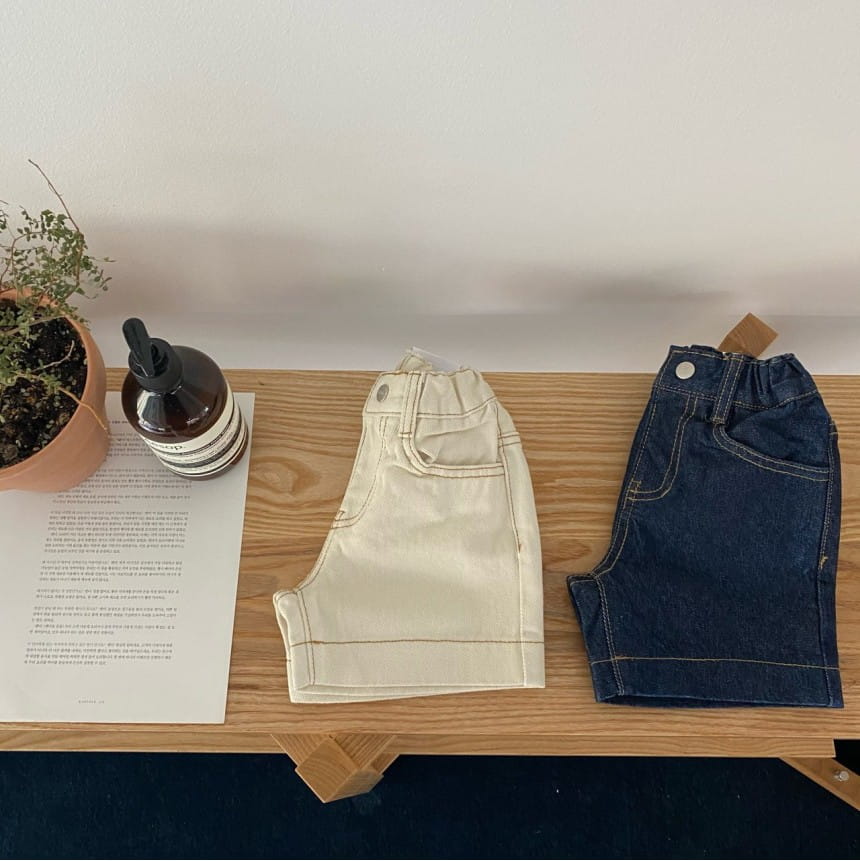OUR - Korean Children Fashion - #Kfashion4kids - Butter Short Denim Pants