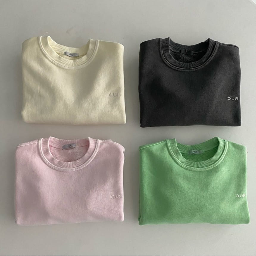OUR - Korean Children Fashion - #Kfashion4kids - Made Dying Top Bottom Set