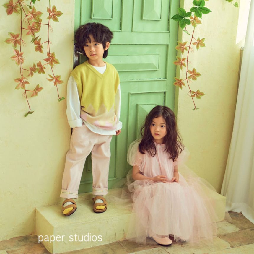 PAPER STUDIOS - Korean Children Fashion - #Kfashion4kids - Jacquard Vest - 8