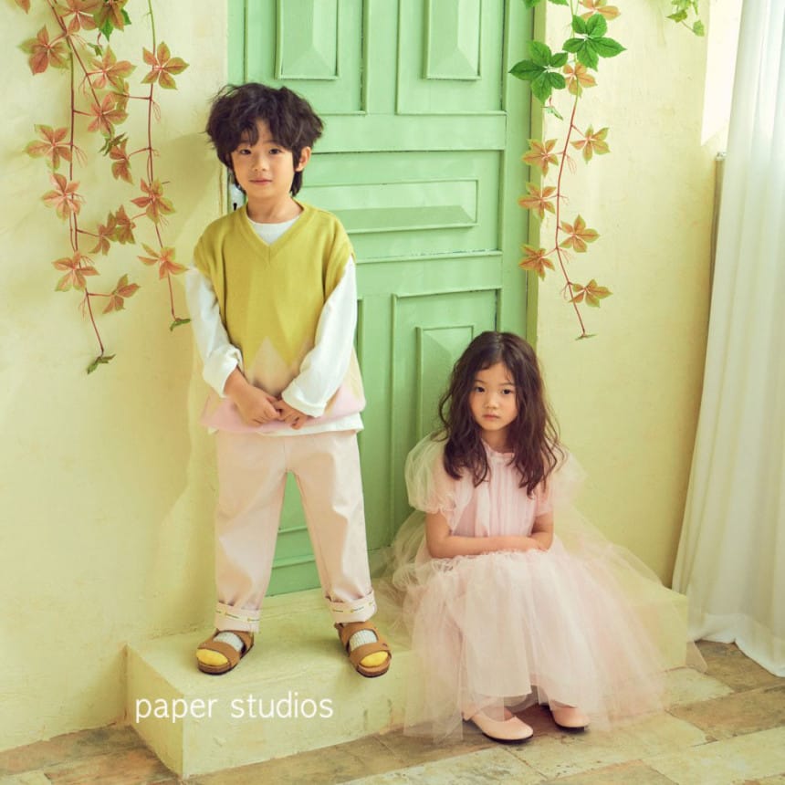 PAPER STUDIOS - Korean Children Fashion - #Kfashion4kids - Jacquard Vest - 9