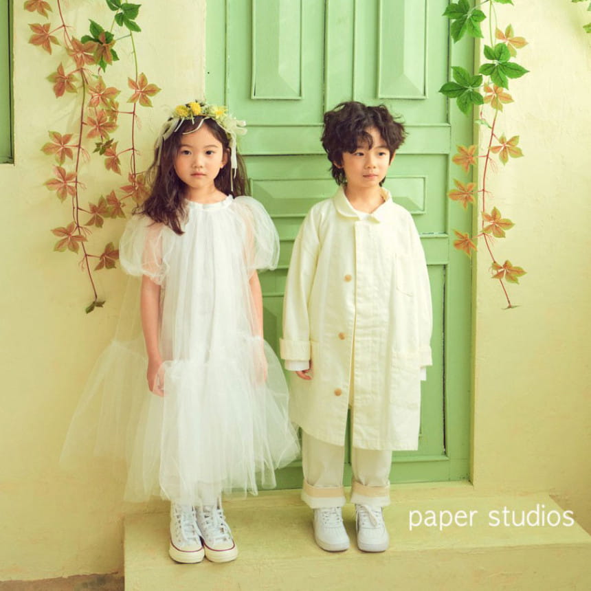 PAPER STUDIOS - Korean Children Fashion - #Kfashion4kids - Ren Maelle Trench Coat - 5
