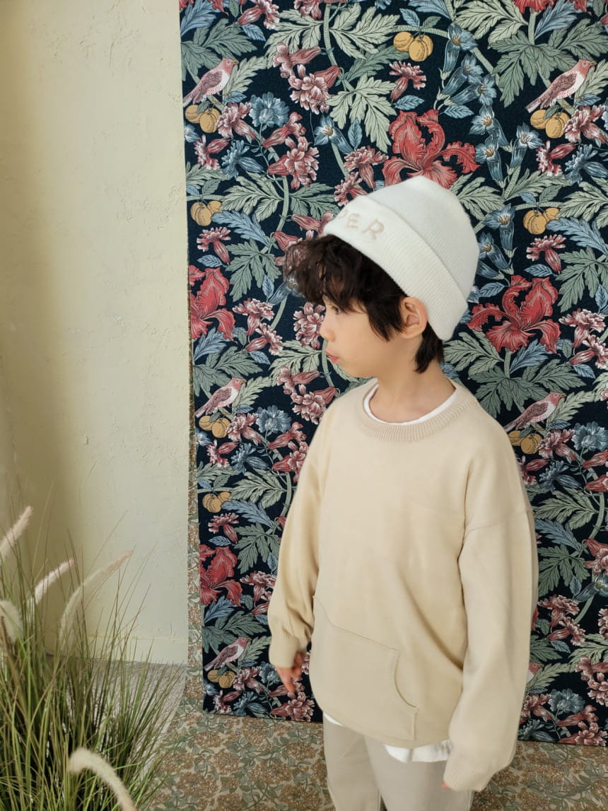PAPER STUDIOS - Korean Children Fashion - #Kfashion4kids - Embroidery Beanie - 2