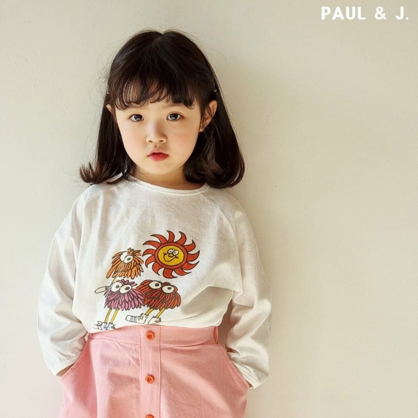 PAUL & J - Korean Children Fashion - #Kfashion4kids - Monster Tee