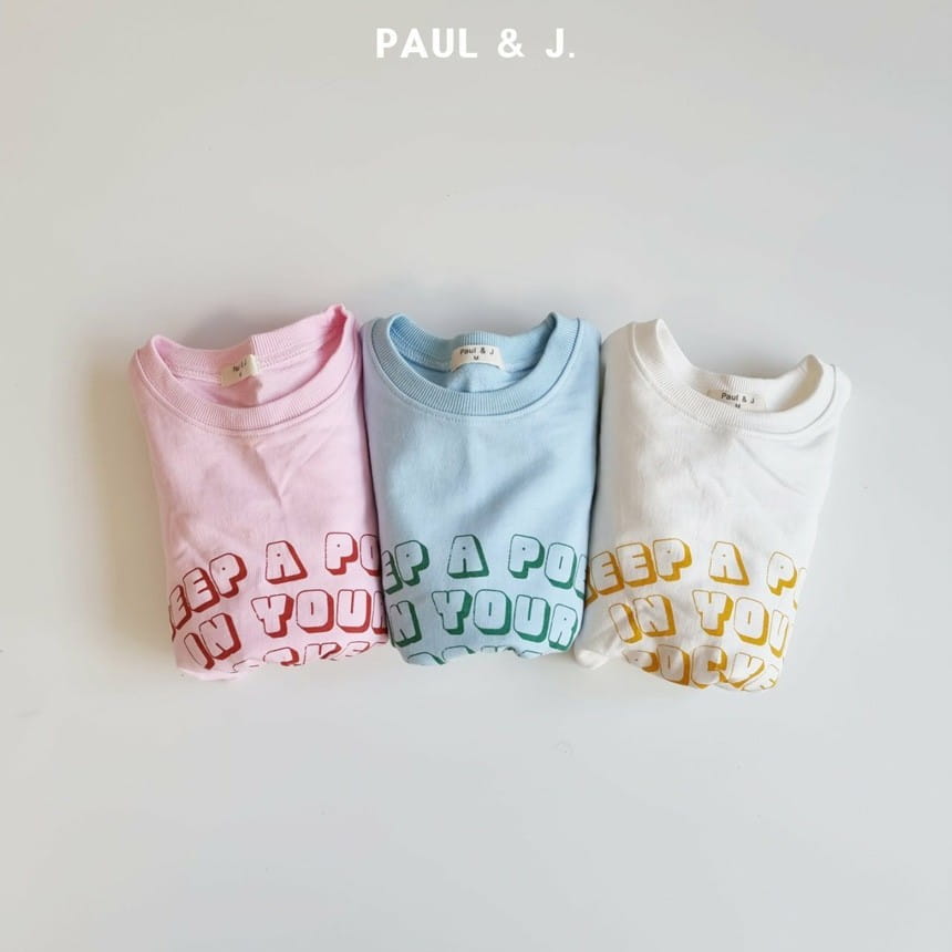 PAUL & J - Korean Children Fashion - #Kfashion4kids - Pocket Sweatshirt