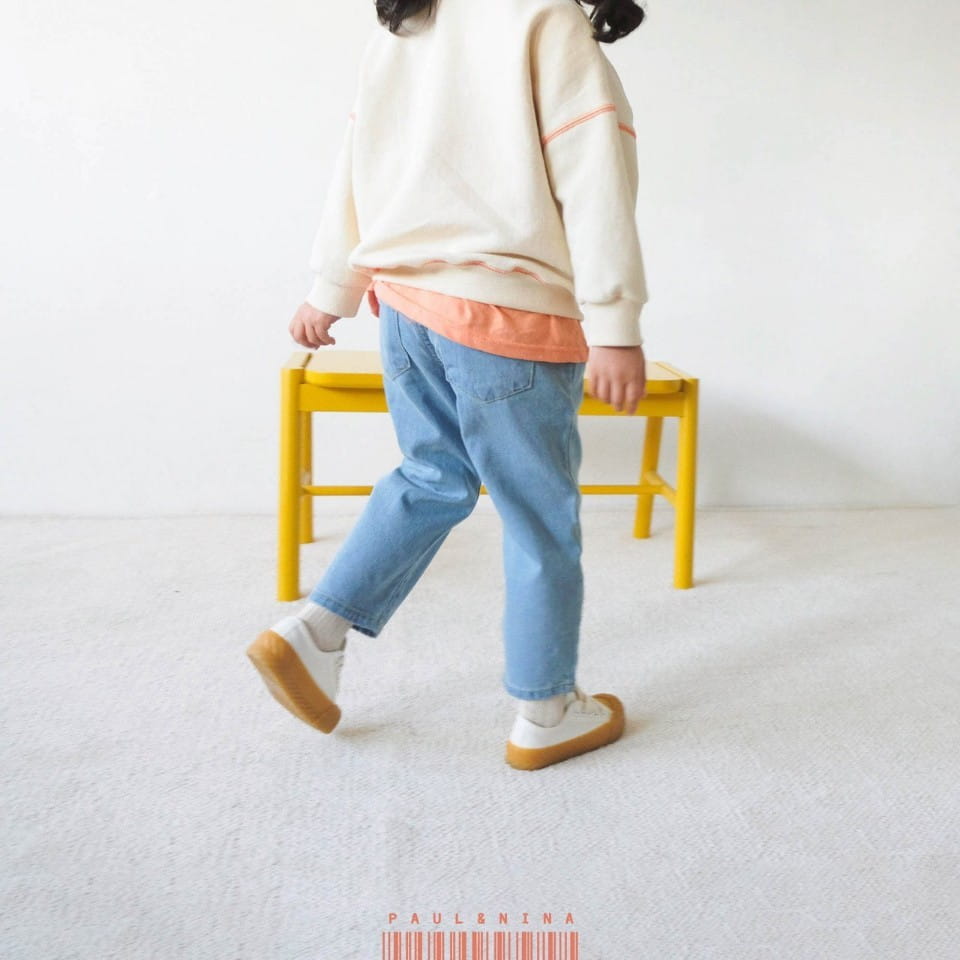 PAUL & NINA - Korean Children Fashion - #Kfashion4kids - Don't Ask Baggy Denim Pants - 3