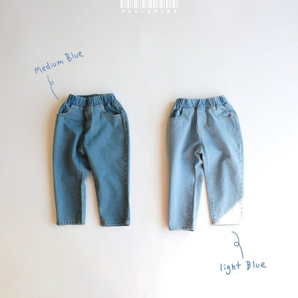 PAUL & NINA - Korean Children Fashion - #Kfashion4kids - Don't Ask Baggy Denim Pants - 8