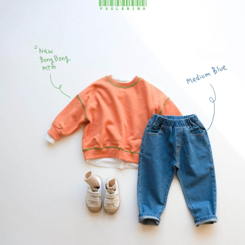 PAUL & NINA - Korean Children Fashion - #Kfashion4kids - 600 Gift Denim Pants - 7