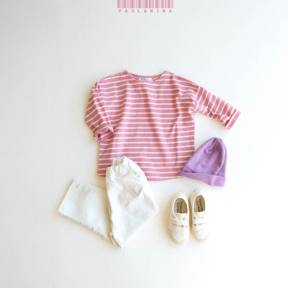 PAUL & NINA - Korean Children Fashion - #Kfashion4kids - Pretty Stripes Tee - 5