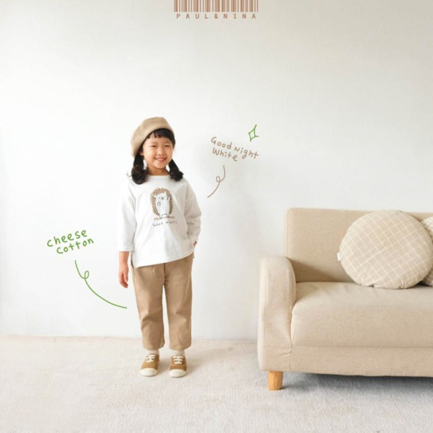 PAUL & NINA - Korean Children Fashion - #Kfashion4kids - Mommy Cheese Cotton Pants - 7