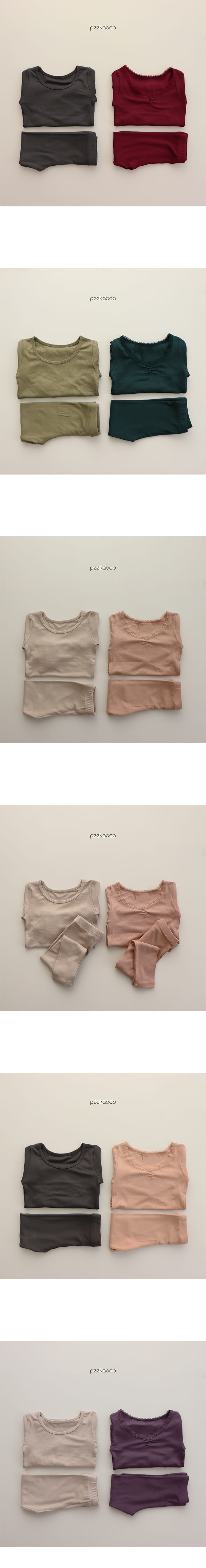 PEEKABOO - Korean Children Fashion - #Kfashion4kids - Beanus Baby Innerwear Set - 3