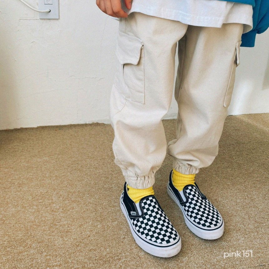 PINK151 - Korean Children Fashion - #Kfashion4kids - Cargo Sausage Pants