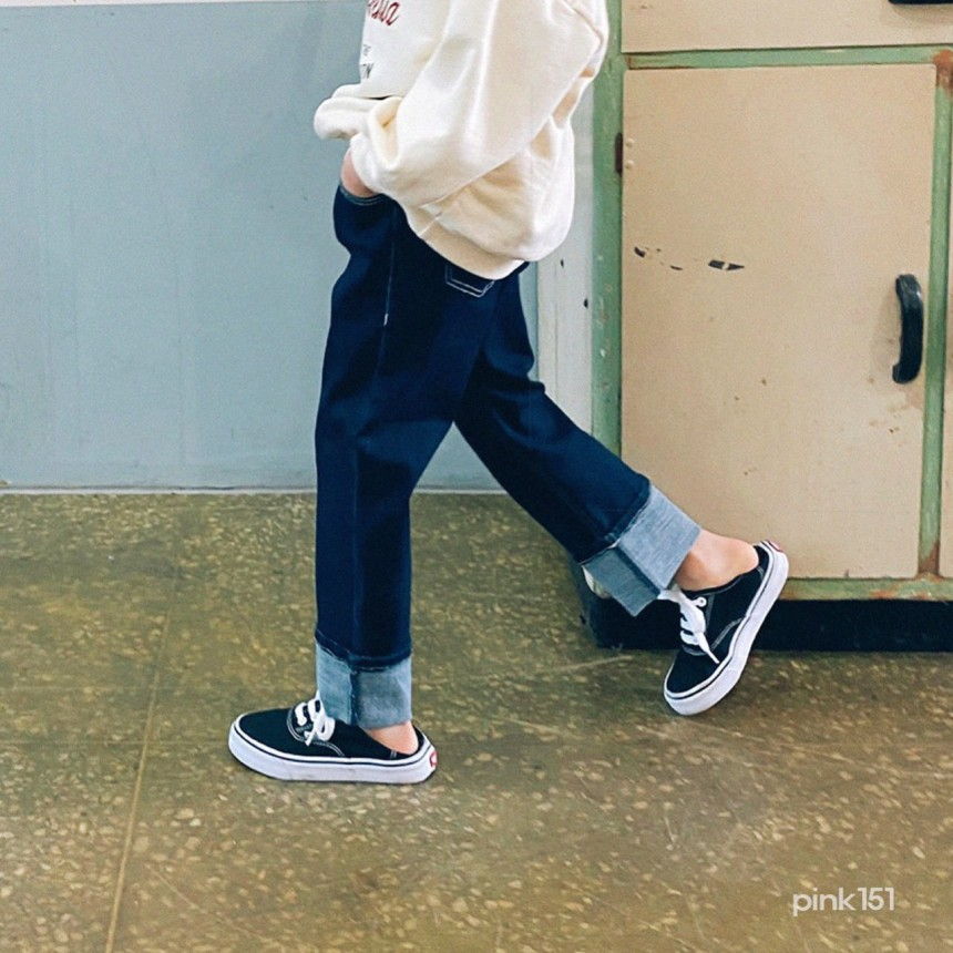 PINK151 - Korean Children Fashion - #Kfashion4kids - Roll-up Pants