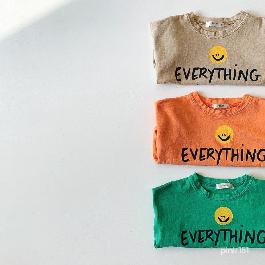 PINK151 - Korean Children Fashion - #Kfashion4kids - Smile Tee