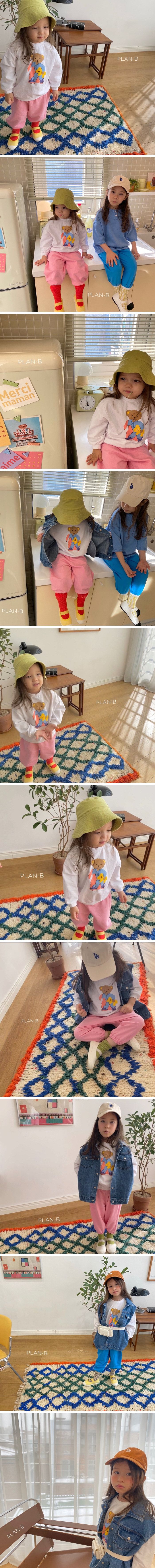 PLAN B - Korean Children Fashion - #Kfashion4kids - Bear Sweatshirt