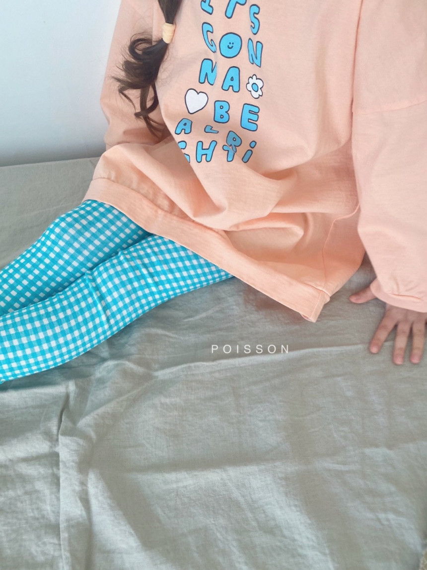 POISSON - Korean Children Fashion - #Kfashion4kids - Check Leggings - 6
