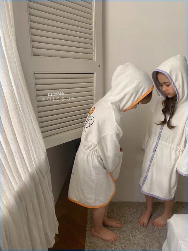POISSON - Korean Children Fashion - #Kfashion4kids - Grip Bath Gown - 3