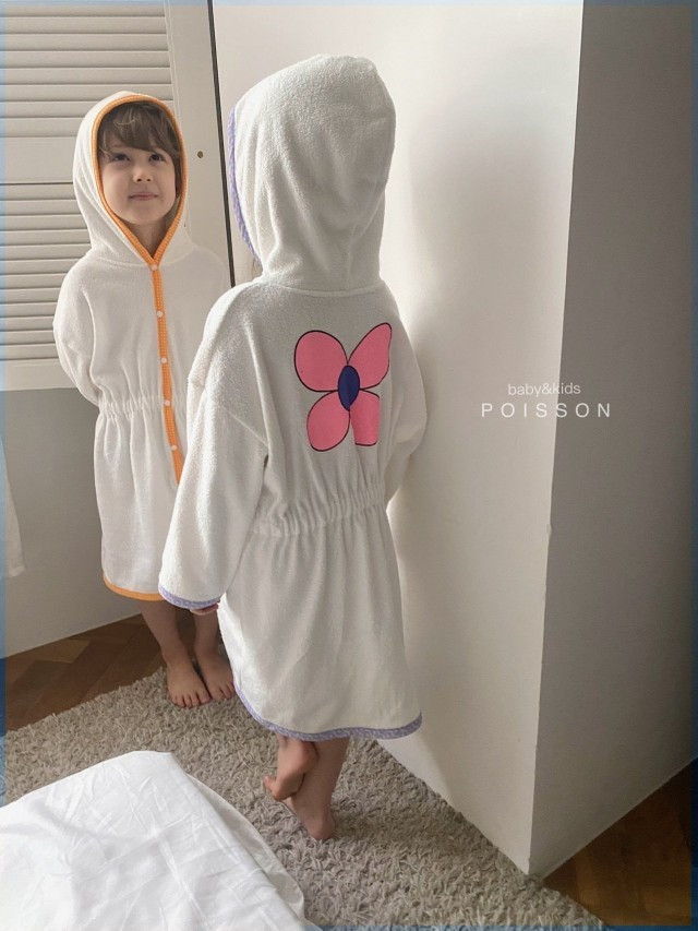 POISSON - Korean Children Fashion - #Kfashion4kids - Grip Bath Gown - 5