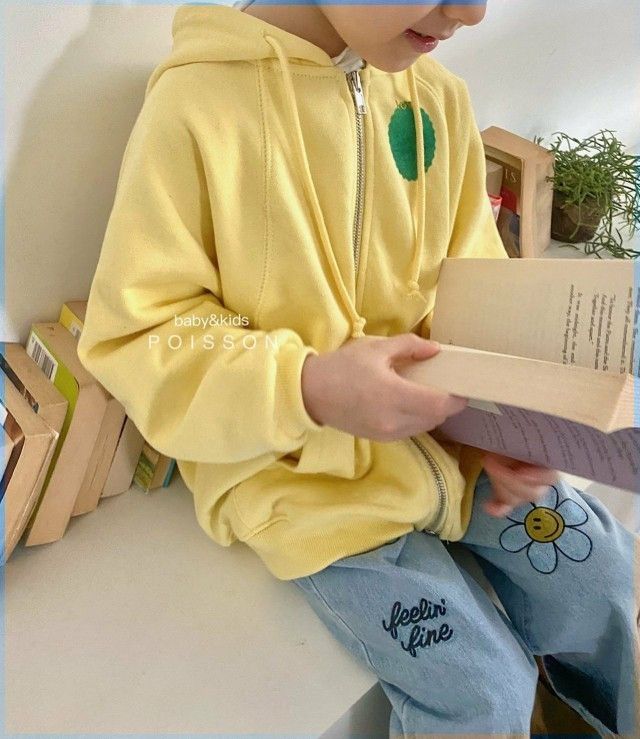 POISSON - Korean Children Fashion - #Kfashion4kids - Glan Hoody Zip-up Jacket