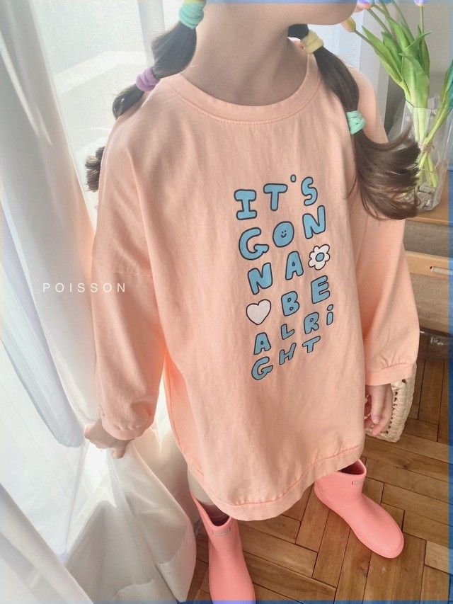 POISSON - Korean Children Fashion - #Kfashion4kids - Cirlcle Long Tee - 11