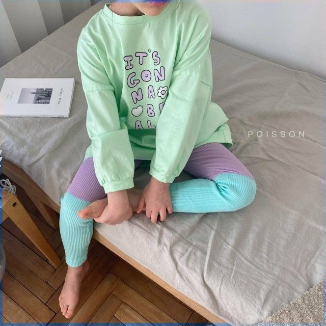 POISSON - Korean Children Fashion - #Kfashion4kids - Cirlcle Long Tee - 2
