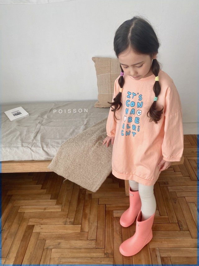 POISSON - Korean Children Fashion - #Kfashion4kids - Cirlcle Long Tee - 9