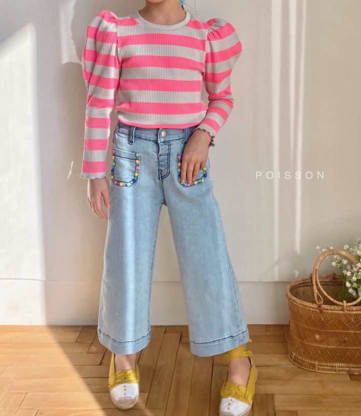 POISSON - Korean Children Fashion - #Kfashion4kids - Retro Denim Pants - 11