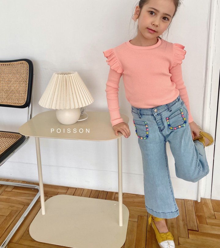 POISSON - Korean Children Fashion - #Kfashion4kids - Retro Denim Pants - 2