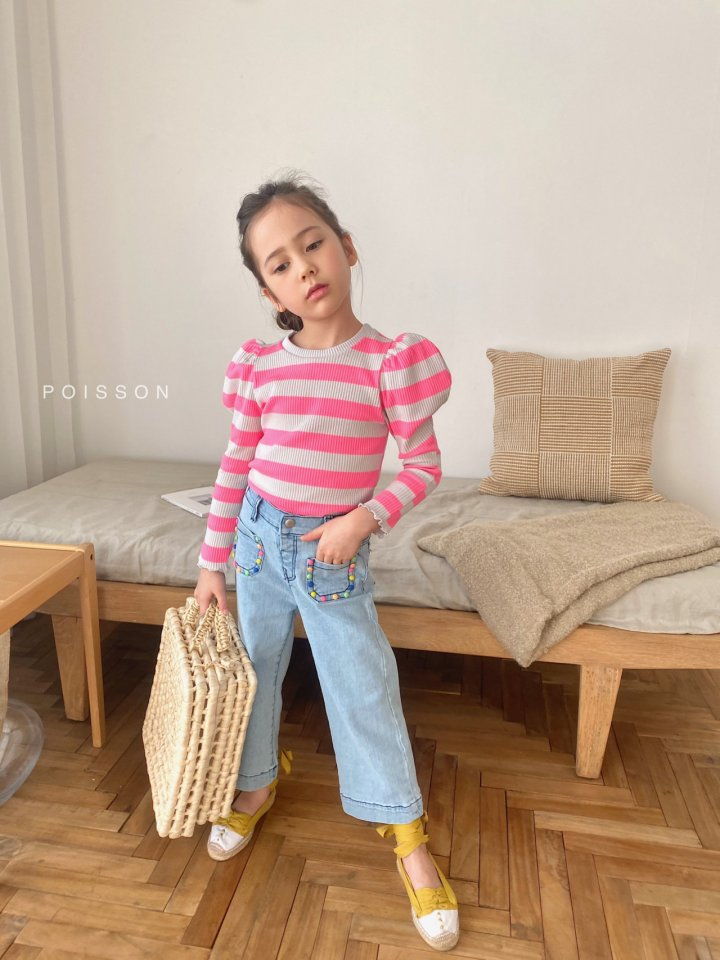 POISSON - Korean Children Fashion - #Kfashion4kids - Retro Denim Pants - 5