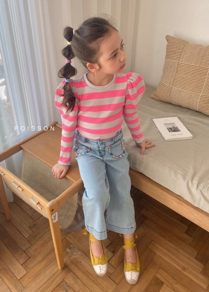 POISSON - Korean Children Fashion - #Kfashion4kids - Retro Denim Pants - 7