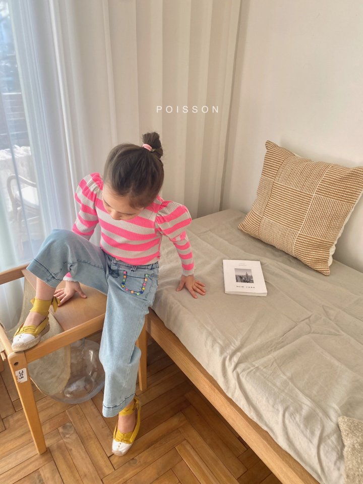 POISSON - Korean Children Fashion - #Kfashion4kids - Retro Denim Pants - 8