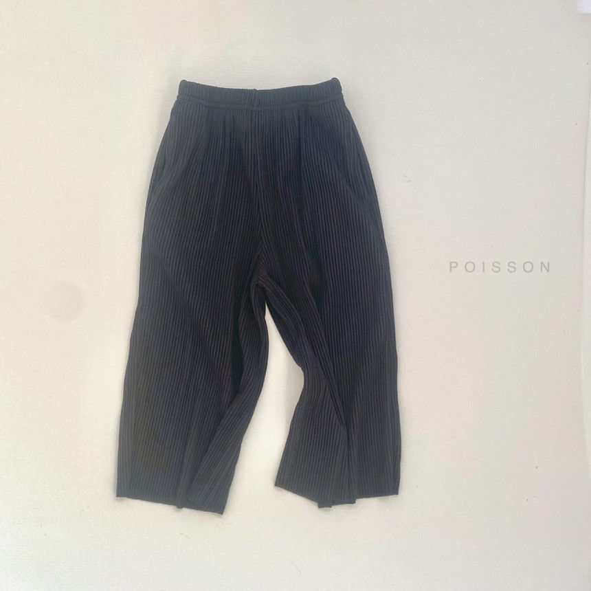 POISSON - Korean Children Fashion - #Kfashion4kids - Pleats Wide Pants - 3