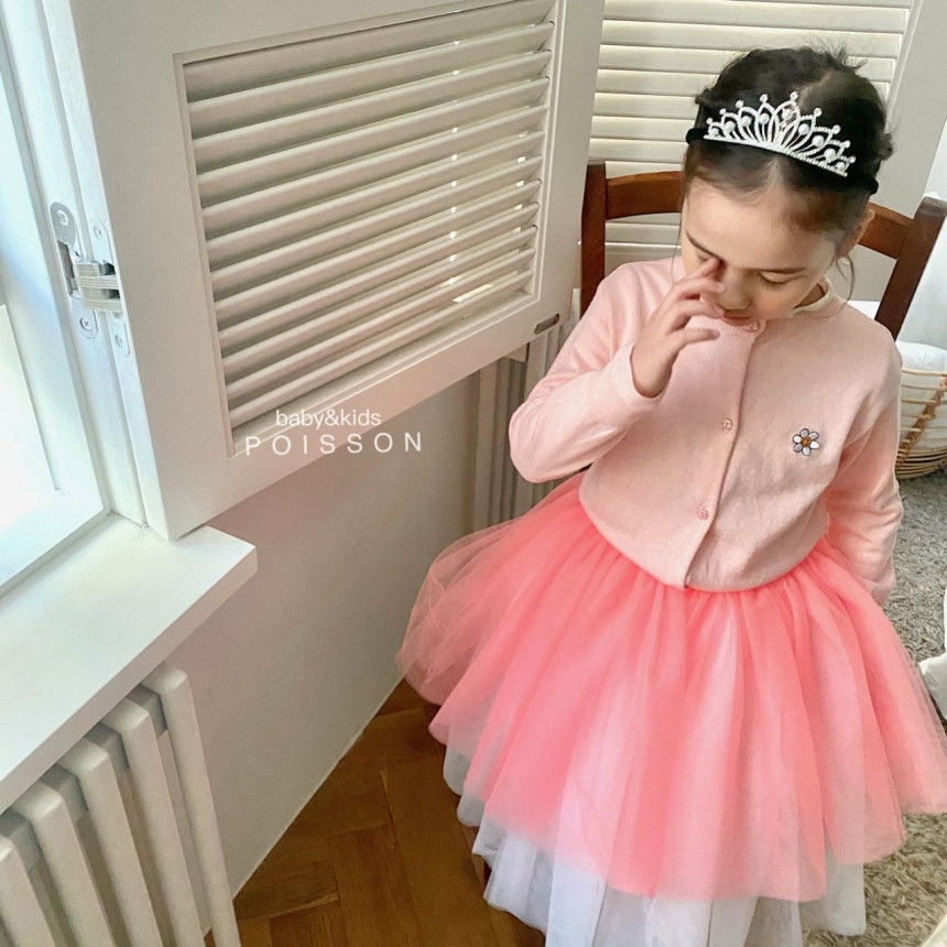 POISSON - Korean Children Fashion - #Kfashion4kids - Flower Cardigan - 6