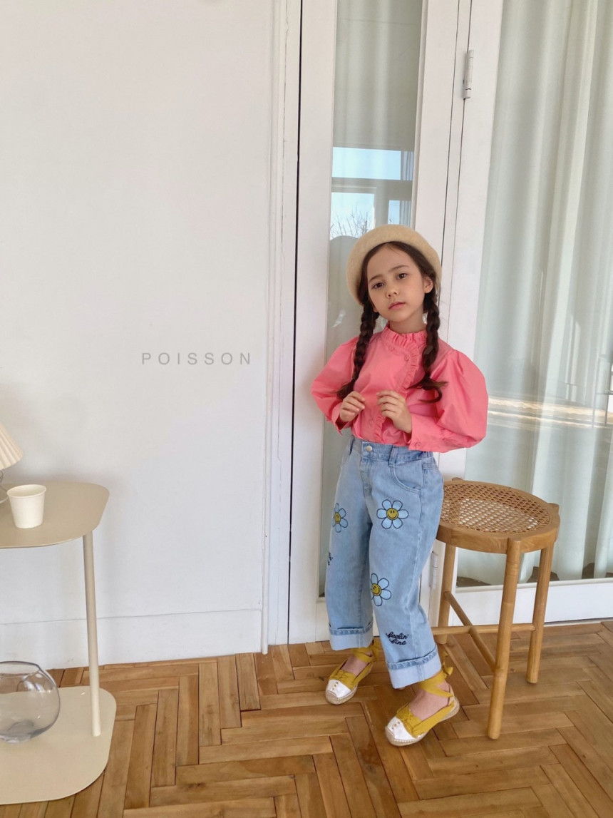 POISSON - Korean Children Fashion - #Kfashion4kids - Pin Frill Blouse - 11